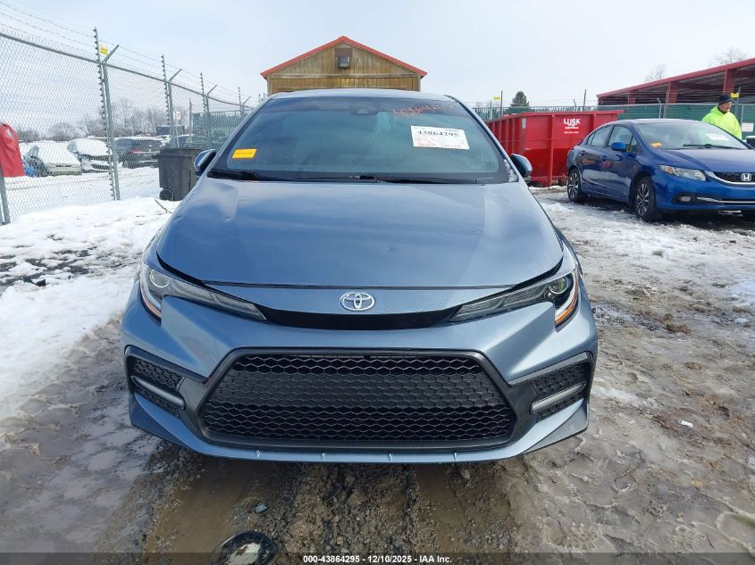 2022 Toyota Corolla Se VIN: 5YFS4MCE8NP121500 Lot: 43864295