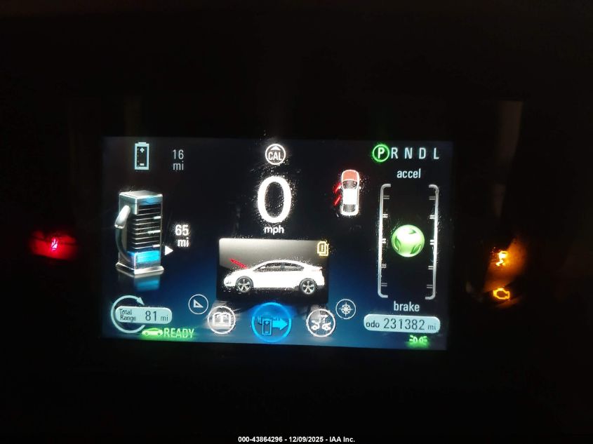 2014 Chevrolet Volt VIN: 1G1RB6E43EU162696 Lot: 43864296