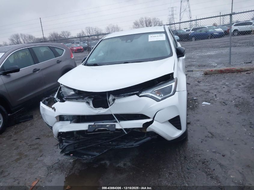 2018 Toyota Rav4 Le VIN: 2T3ZFREV1JW486037 Lot: 43864306