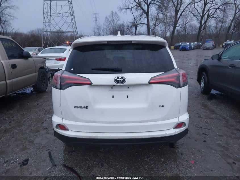 2018 Toyota Rav4 Le VIN: 2T3ZFREV1JW486037 Lot: 43864306