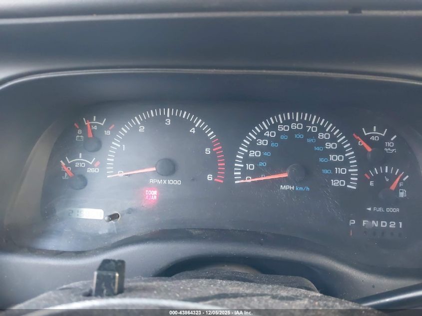 1998 Dodge Durango Slt VIN: 1B4HS28Y3WF139092 Lot: 43864323