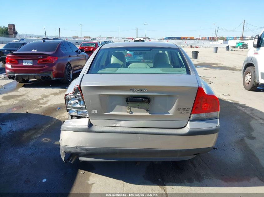 2002 Volvo S60 2.4T VIN: YV1RS58D122134135 Lot: 43864334