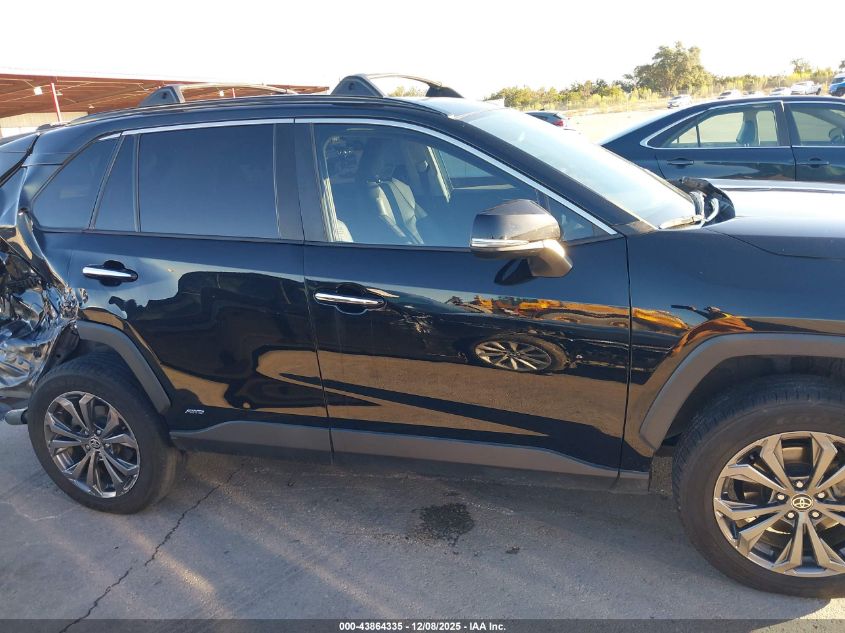 2022 Toyota Rav4 Hybrid Limited VIN: 4T3D6RFV1NU094125 Lot: 43864335