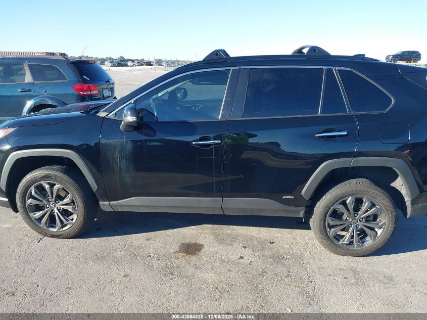 2022 Toyota Rav4 Hybrid Limited VIN: 4T3D6RFV1NU094125 Lot: 43864335