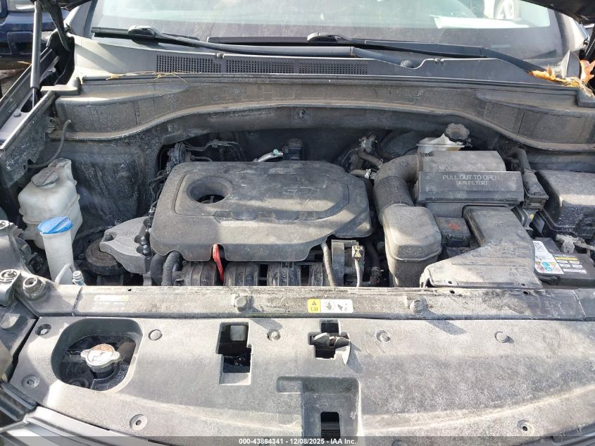 2017 Hyundai Santa Fe Sport 2.4L VIN: 5NMZU3LB9HH050837 Lot: 43864341