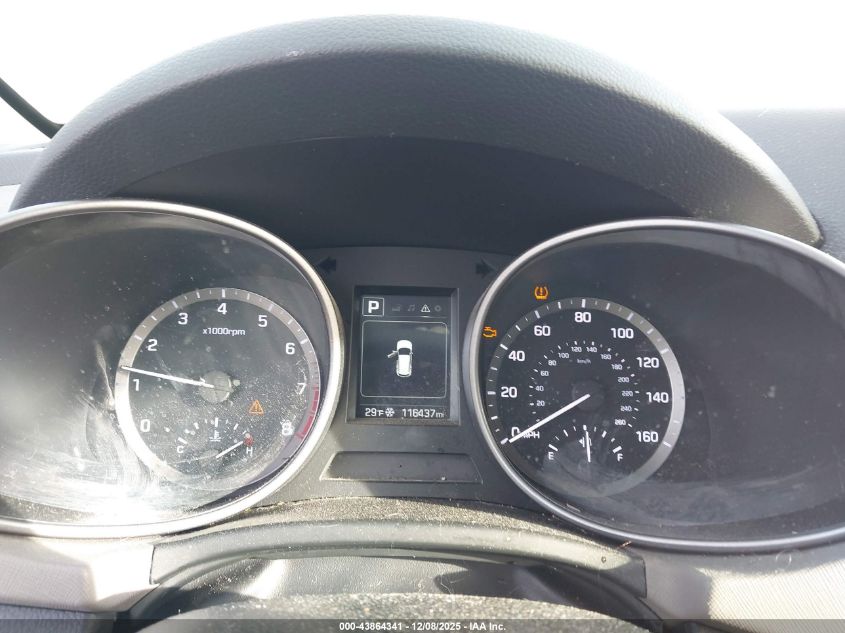 2017 Hyundai Santa Fe Sport 2.4L VIN: 5NMZU3LB9HH050837 Lot: 43864341