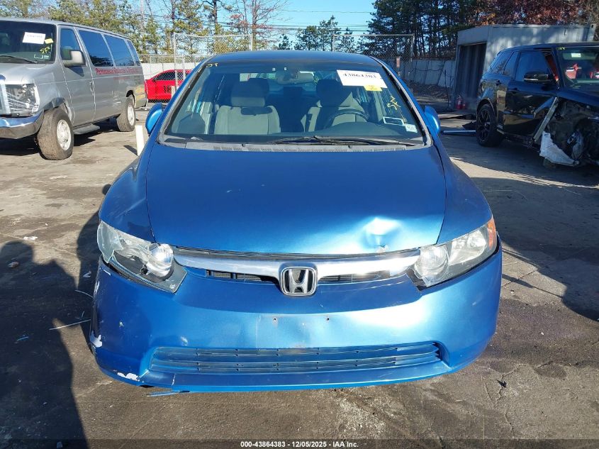 2006 Honda Civic Lx VIN: 2HGFA16566H510942 Lot: 43864383