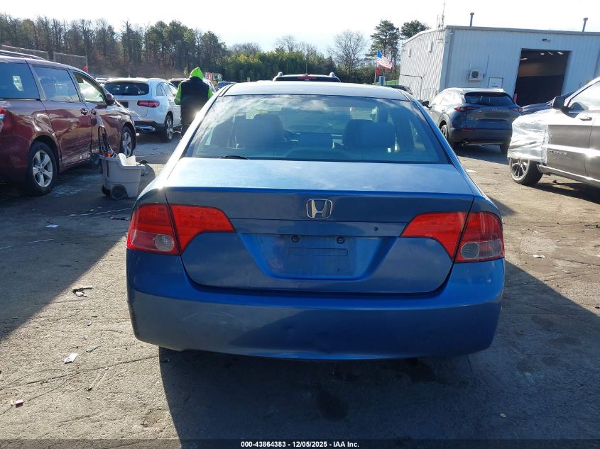 2006 Honda Civic Lx VIN: 2HGFA16566H510942 Lot: 43864383