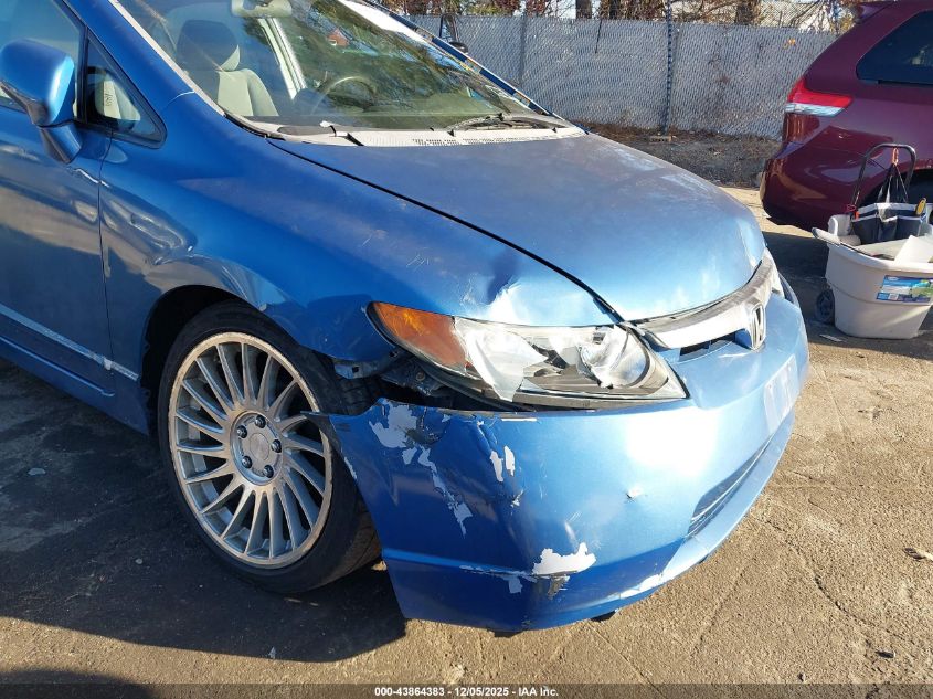 2006 Honda Civic Lx VIN: 2HGFA16566H510942 Lot: 43864383