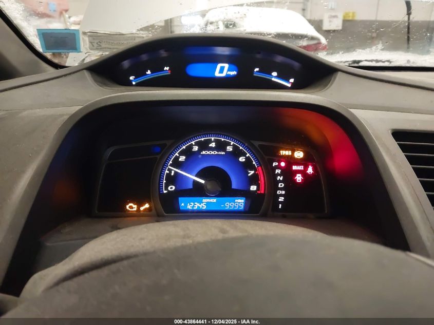 2009 Honda Civic Lx VIN: 2HGFA16589H344072 Lot: 43864441