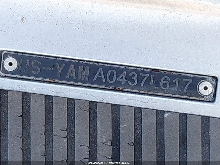 2017 Yamaha Waverunner VIN: YAMA0437L617 Lot: 43864501