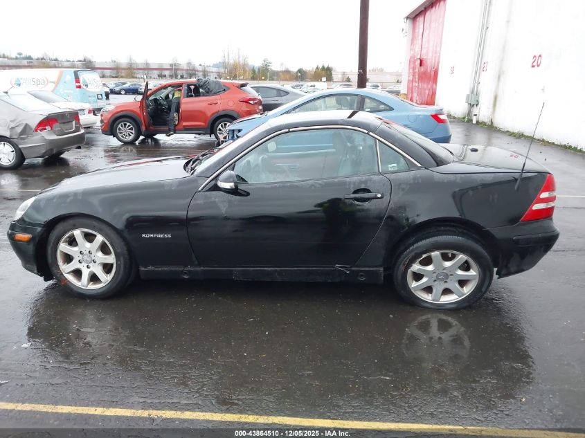 2001 Mercedes-Benz Slk 230 Kompressor VIN: WDBKK49F11F208354 Lot: 43864510