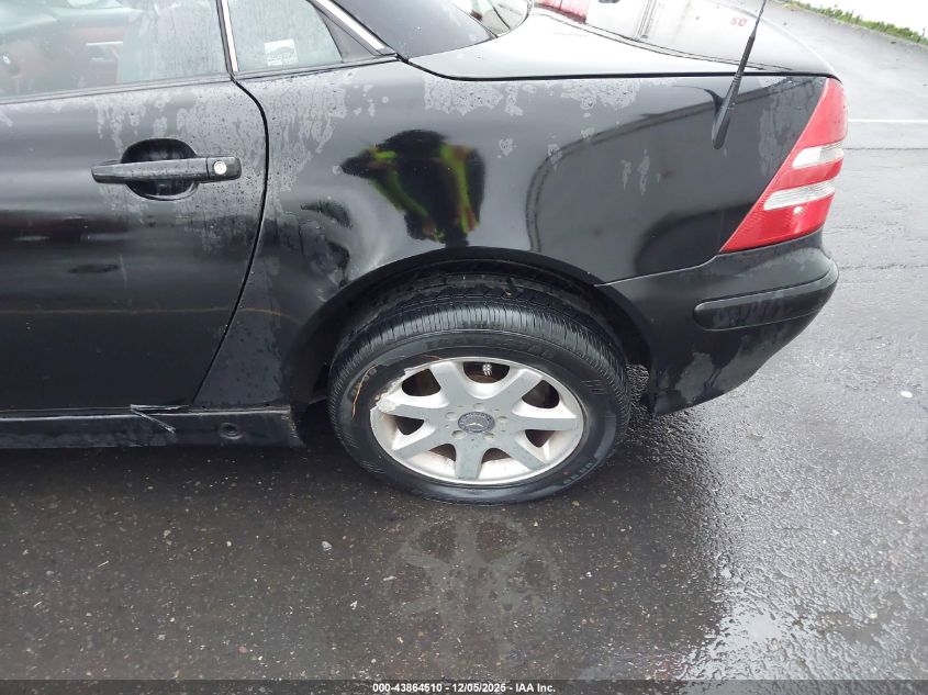 2001 Mercedes-Benz Slk 230 Kompressor VIN: WDBKK49F11F208354 Lot: 43864510