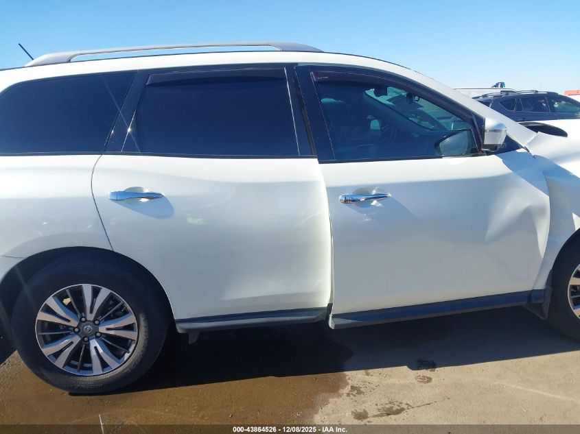 2017 Nissan Pathfinder Sl VIN: 5N1DR2MN8HC696153 Lot: 43864526