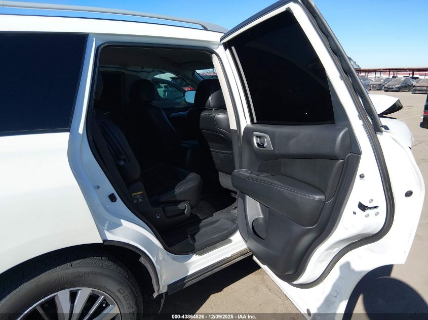 2017 Nissan Pathfinder Sl VIN: 5N1DR2MN8HC696153 Lot: 43864526