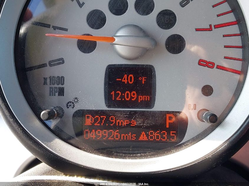 2009 Mini Cooper Clubman VIN: WMWML33589TX33665 Lot: 43864531