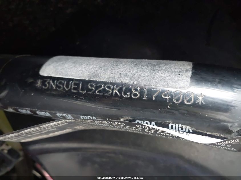 2019 Polaris Rzr Xp Turbo S VIN: 3NSVEL929KG817400 Lot: 43864562