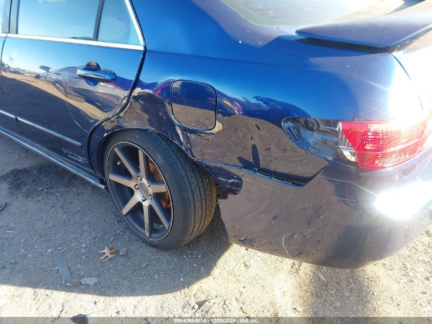 2005 Honda Accord 2.4 Lx VIN: 1HGCM56445A021056 Lot: 43864614