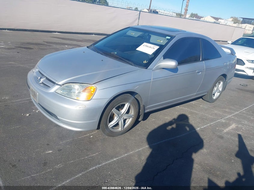 1HGEM22961L046130 2001 HONDA CIVIC photo no. 2