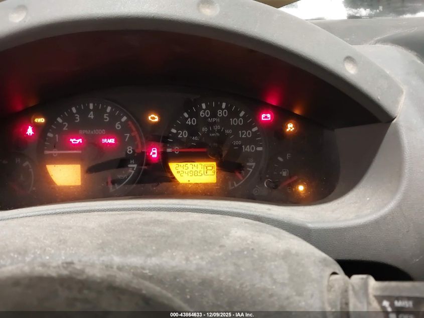 2015 Nissan Xterra S VIN: 5N1AN0NWXFN660475 Lot: 43864633