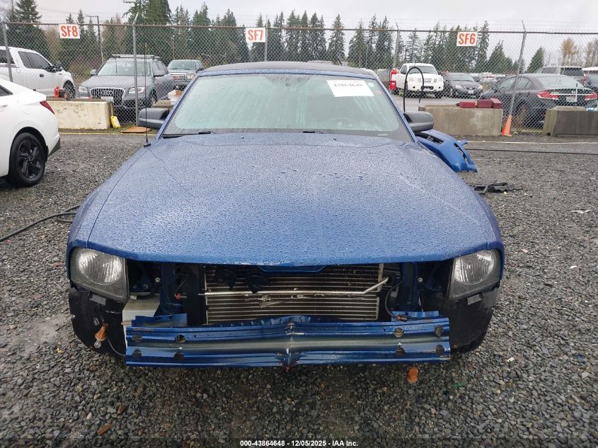 2006 Ford Mustang V6 VIN: 1ZVHT84N065262947 Lot: 43864648