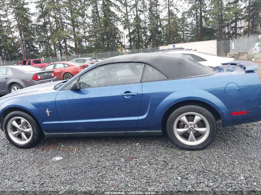 2006 Ford Mustang V6 VIN: 1ZVHT84N065262947 Lot: 43864648