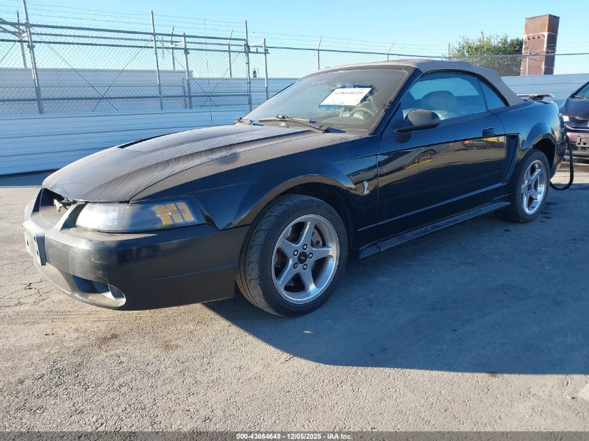 2001 Ford Mustang Cobra VIN: 1FAFP46V11F208389 Lot: 43864649