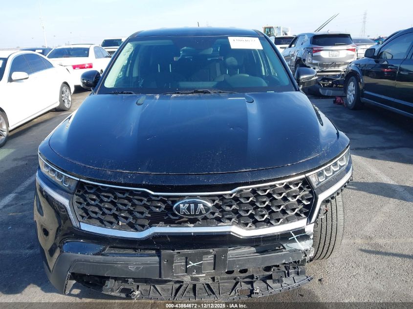 2021 Kia Sorento Lx VIN: 5XYRG4LC7MG050619 Lot: 43864672