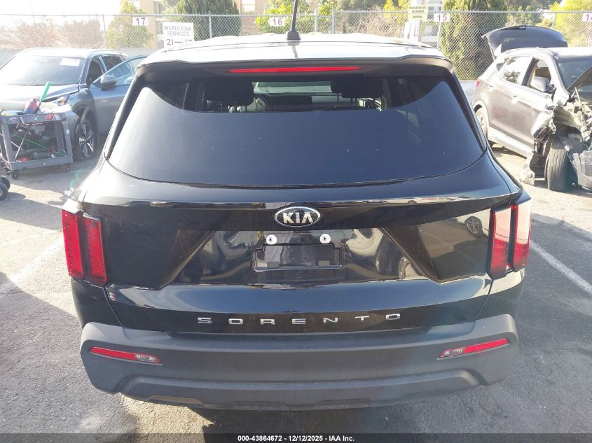 2021 Kia Sorento Lx VIN: 5XYRG4LC7MG050619 Lot: 43864672
