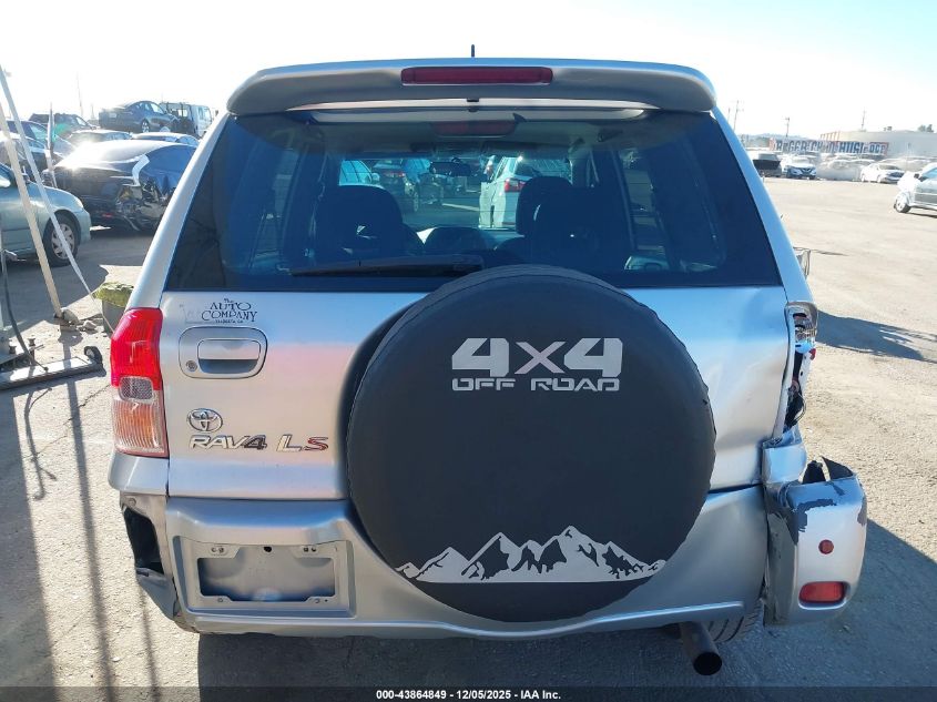 2001 Toyota Rav4 VIN: JTEGH20V310038253 Lot: 43864849