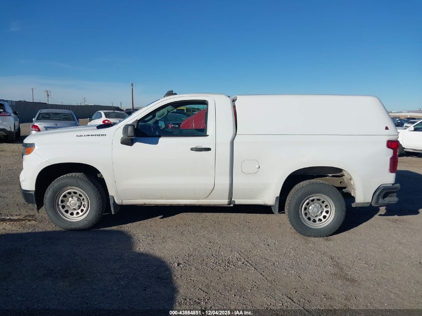 2023 Chevrolet Silverado 1500 2Wd Standard Bed Wt VIN: 3GCNAAEK1PG357728 Lot: 43864851