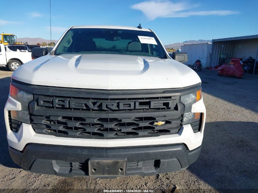 2023 Chevrolet Silverado 1500 2Wd Standard Bed Wt VIN: 3GCNAAEK1PG357728 Lot: 43864851