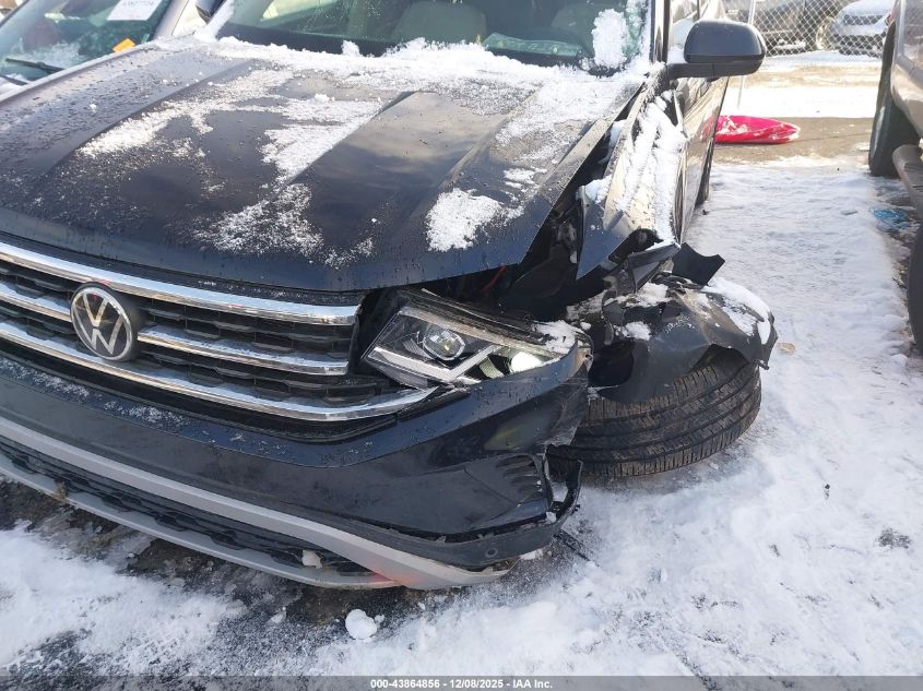 2021 Volkswagen Atlas 3.6L V6 Se W/Technology VIN: 1V2KR2CA1MC563169 Lot: 43864856