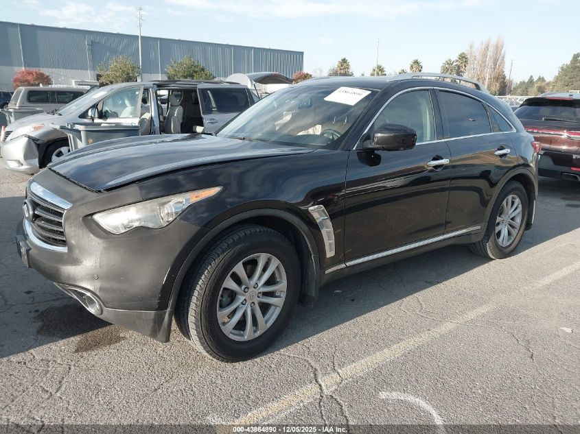 2012 Infiniti Fx35 VIN: JN8AS1MW3CM152732 Lot: 43864890