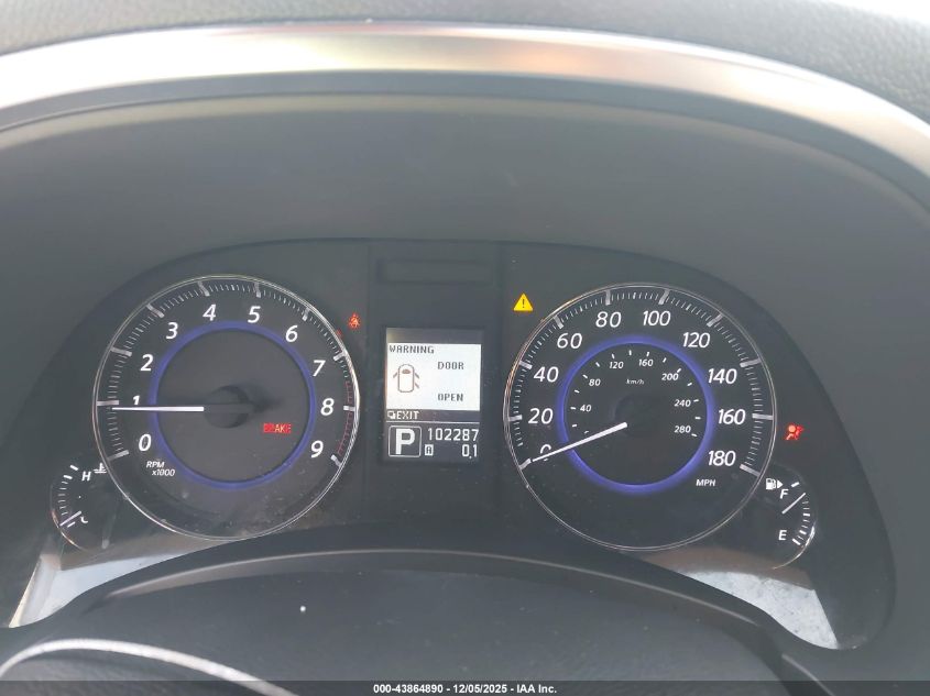 2012 Infiniti Fx35 VIN: JN8AS1MW3CM152732 Lot: 43864890