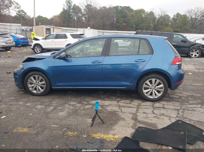 2021 Volkswagen Golf 1.4T Tsi VIN: 3VWG57AU8MM005862 Lot: 43864896