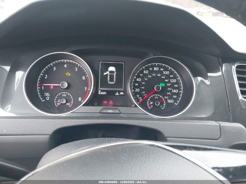 2021 Volkswagen Golf 1.4T Tsi VIN: 3VWG57AU8MM005862 Lot: 43864896