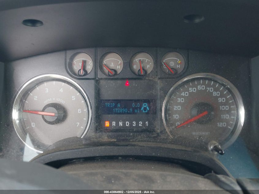 2009 Ford F-150 Xlt VIN: 1FTRW12839FA50433 Lot: 43864902