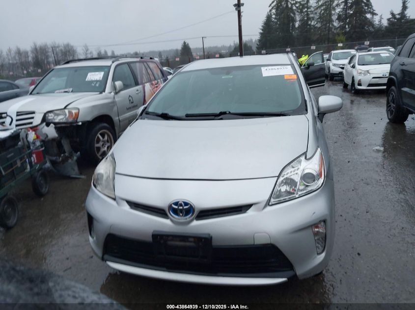 2013 Toyota Prius Two VIN: JTDKN3DU5D5565524 Lot: 43864939