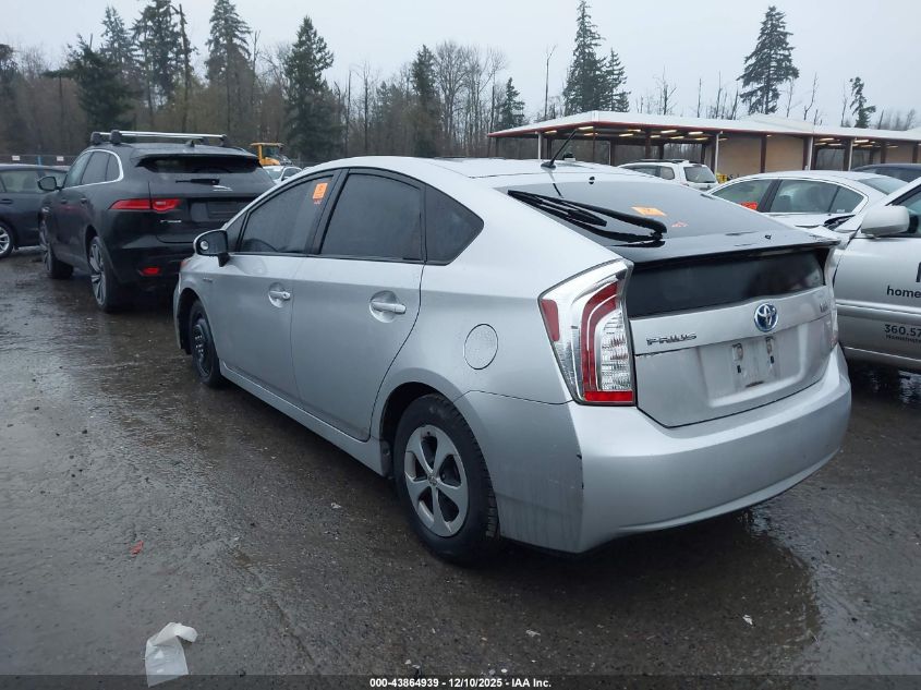 2013 Toyota Prius Two VIN: JTDKN3DU5D5565524 Lot: 43864939