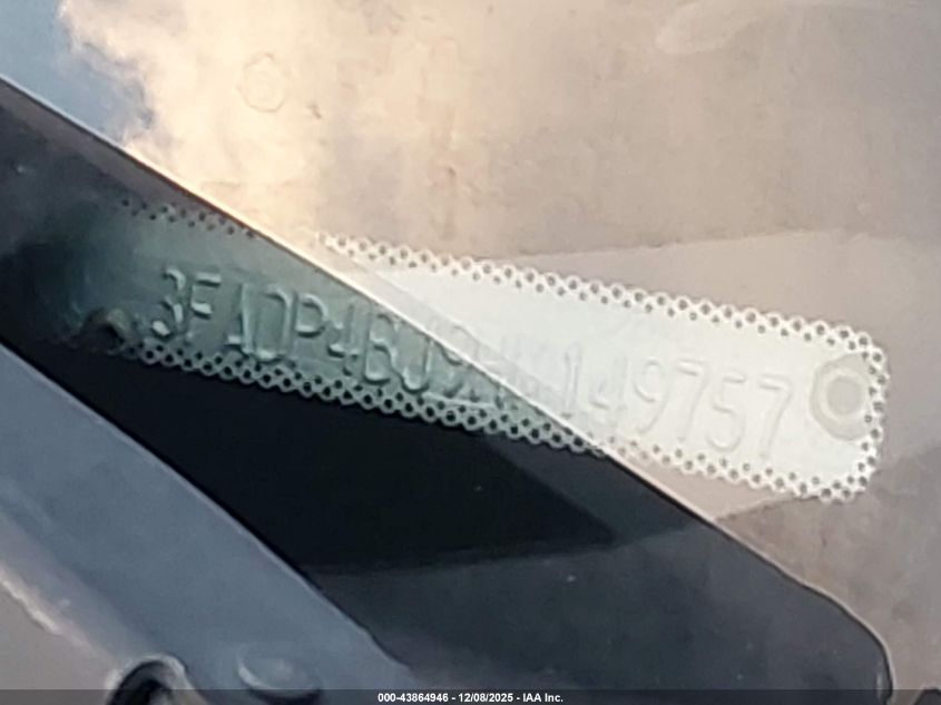 2017 Ford Fiesta Se VIN: 3FADP4BJ9HM149757 Lot: 43864946