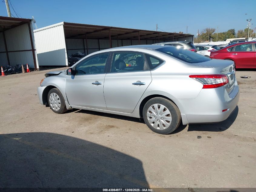 2013 Nissan Sentra Sv VIN: 3N1AB7AP2DL686900 Lot: 43864977