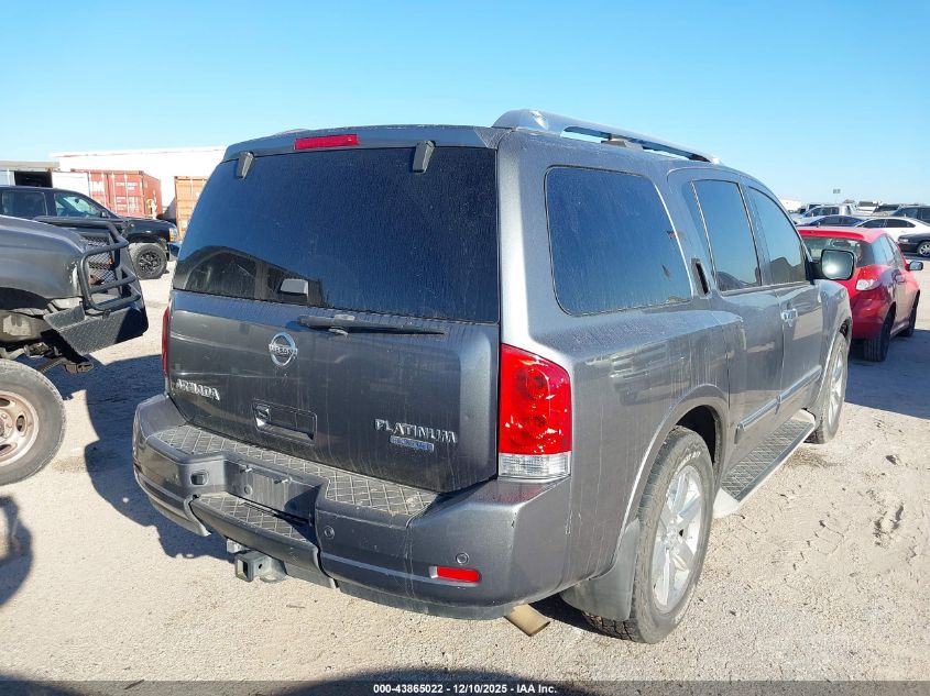 2014 Nissan Armada Platinum VIN: 5N1BA0NFXEN603448 Lot: 43865022