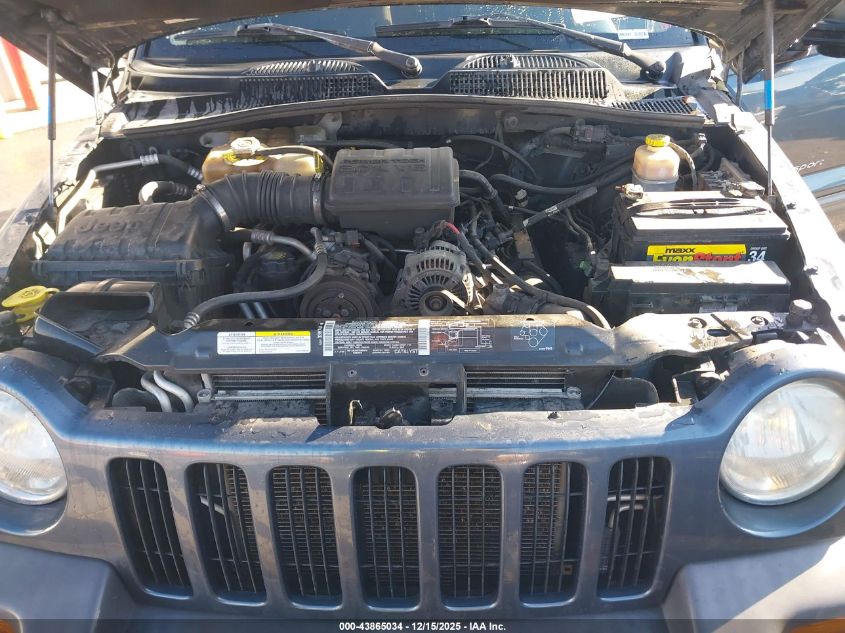 2002 Jeep Liberty Sport VIN: 1J4GL48K22W299536 Lot: 43865034