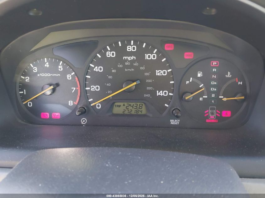 2000 Honda Accord 3.0 Ex VIN: 1HGCG1650YA081302 Lot: 43865036