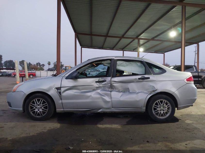 2008 Ford Focus Se/Ses VIN: 1FAHP35N88W137013 Lot: 43865053