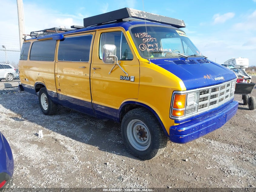 2B5WB35Z0KK373482 1989 Dodge Ram Wagon B350 Bus auction photo 1