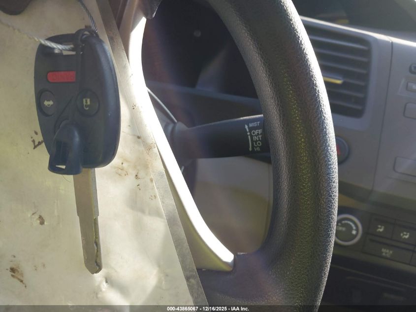 2012 Honda Civic Lx VIN: 19XFB2F51CE001401 Lot: 43865067