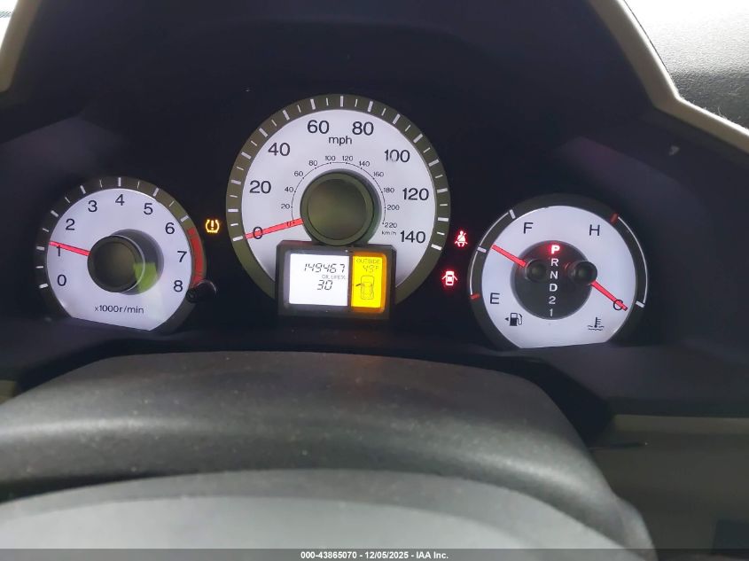 2009 Honda Pilot Ex VIN: 5FNYF48429B012150 Lot: 43865070