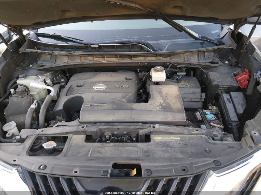 2016 Nissan Murano Sv VIN: 5N1AZ2MG6GN169526 Lot: 43865100